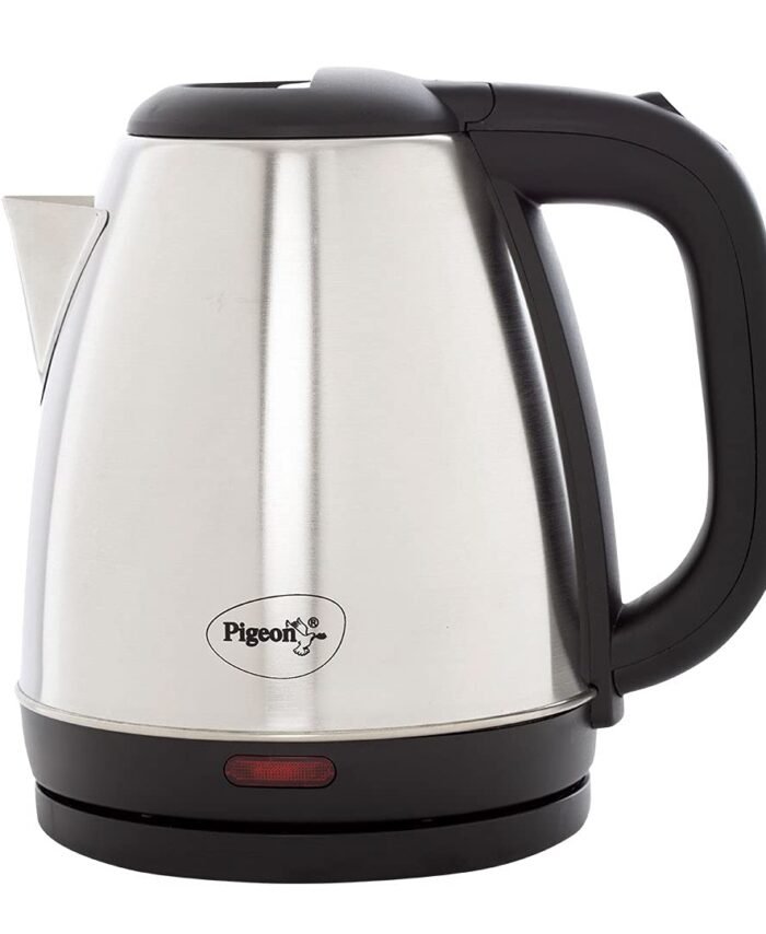 Pigeon Amaze Plus Electric Kettle 1.5 L, 1300 Watt, Stainless Steel Body with Auto Shut-off Feature Used for Boiling Water - (Silver)