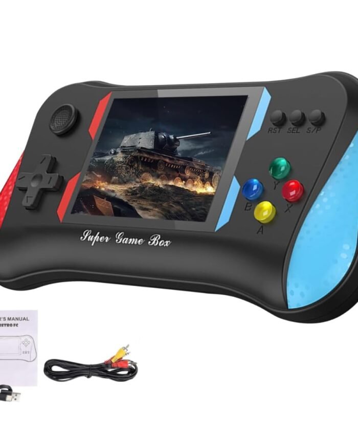VikriDA Handheld Retro Video Games for Kids X7M 500-in-1 Retro Game Console TV Compatibility Rechargeable Gamepad (Pack of 1) (X7M Video Game),Multicolor