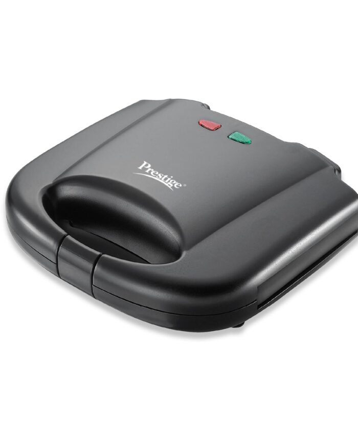 Prestige PGMFB 800 Watt Grill Sandwich Toaster with Fixed Grill Plates, Black