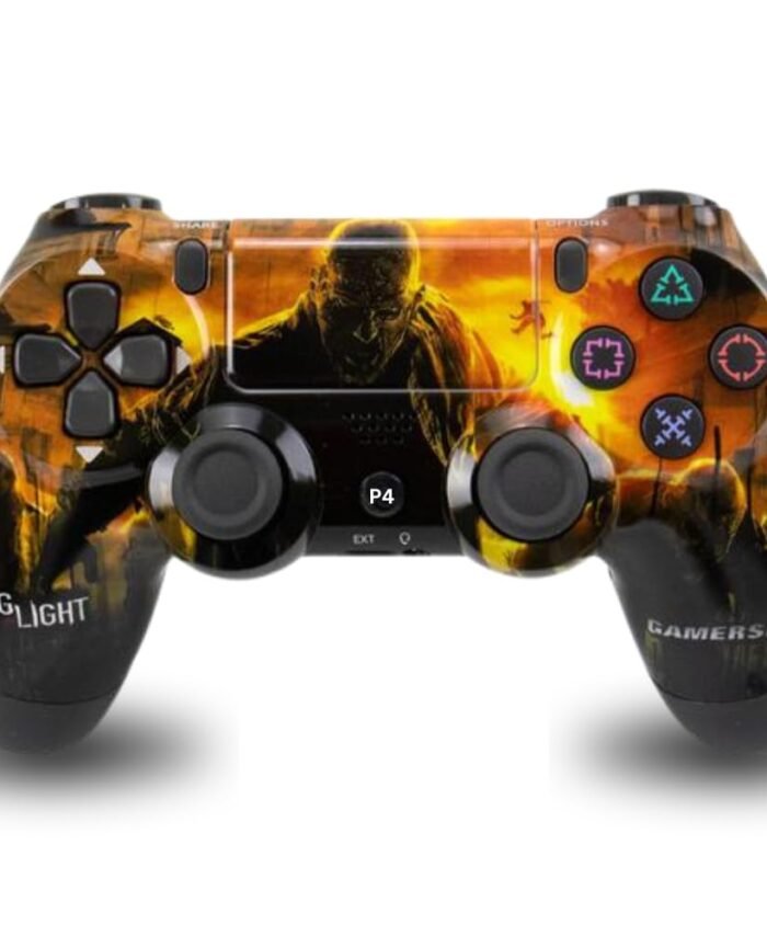 Maizic Smarthomea Funetic Zombie Survival Game Themed Bluetooth Wireless P4 Gaming Controller | PC, Smartphone | Dual Vibration, Turbo, Touchpad, Type-C Fast Charging, 10hr Battery
