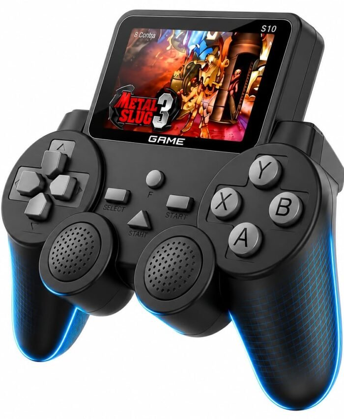 500 in 1 Handheld Video Game Console for Kids | Retro Video Game Player, Rechargeable Battery, TV Output, Portable Pocket Gaming Device with Controller, Classic Arcade Games