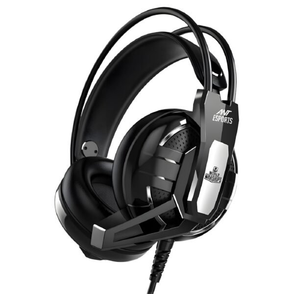 H520W Smartchoice Gaming Headset with Mic, Wired 3.5mm Over-Ear, 50mm Bass Drivers, Noise Isolating, Lightweight Comfort, Multi-Platform (PC/PS4/Xbox/Switch/Mobile), Black
