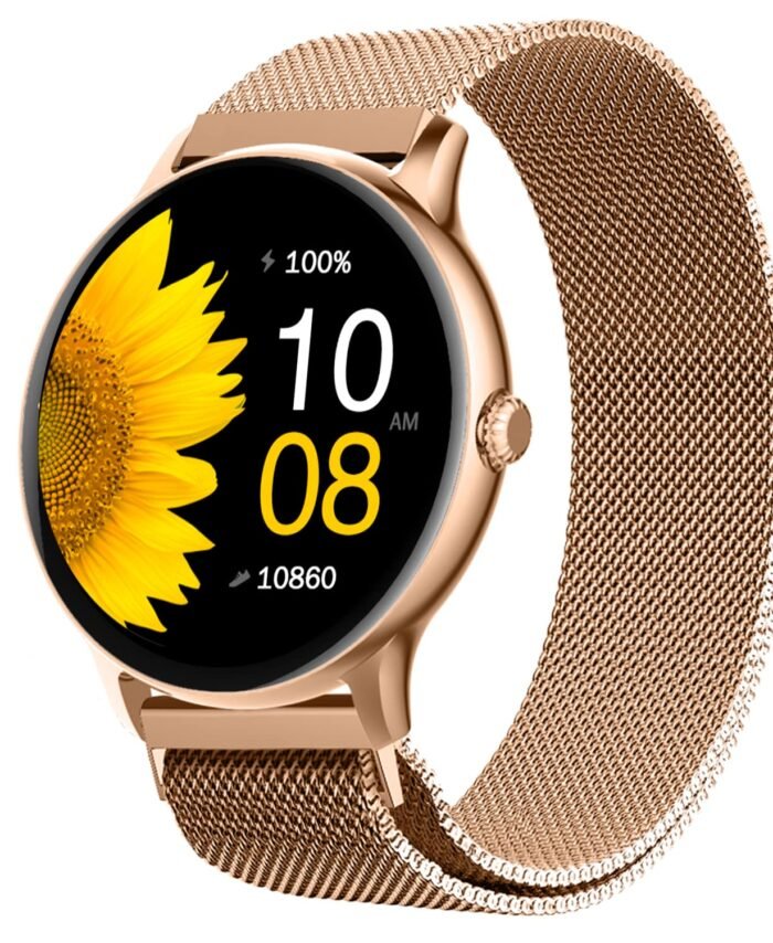 Fire-Boltt Phoenix Ultra Smart Watch 1.39" HD Display, Bluetooth Calling, AI Voice Assistant, 120 Sports Modes, IP67 Waterproof, SpO2 Monitor Smart Watch for Man & Woman - Gold