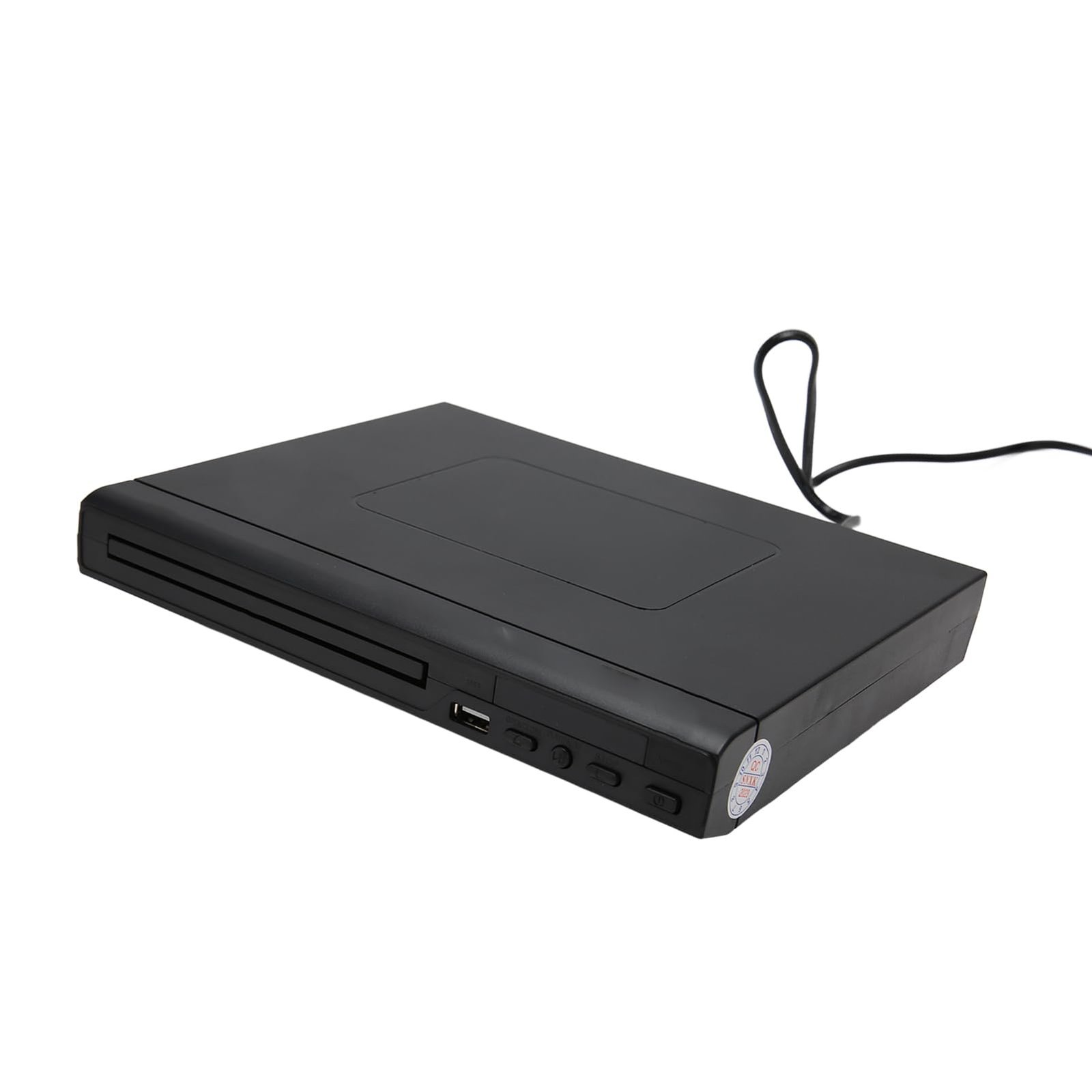 CD Video Player, USB 2.0 Interface Remote Control Mini HD DVD Player Built in PAL NTSC for Home for TV (EU Plug)
