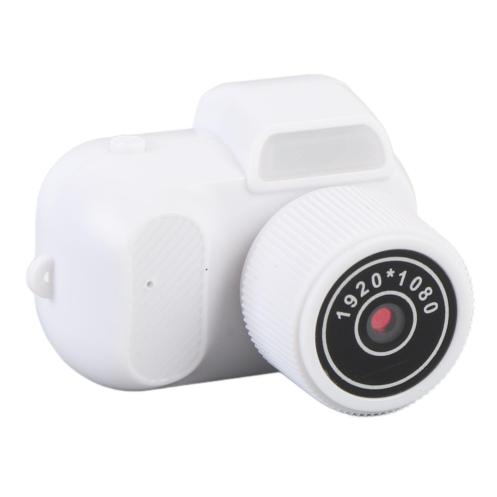 Mini Keychain Camera, 1080P HD Video Camera with 0.96in Color Screen, Portable Micro Camcorder Vlog Camera for Daily Life Travel Recording, 180mAh Battery, 128GB Expansion (White)