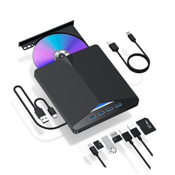 External CD/DVD Drive 7 in 1 USB 3.0 DVD Player for Home Office Traveling PC|CD, DVD & Blu-ray Drives|Computers/Tablets & Networking
