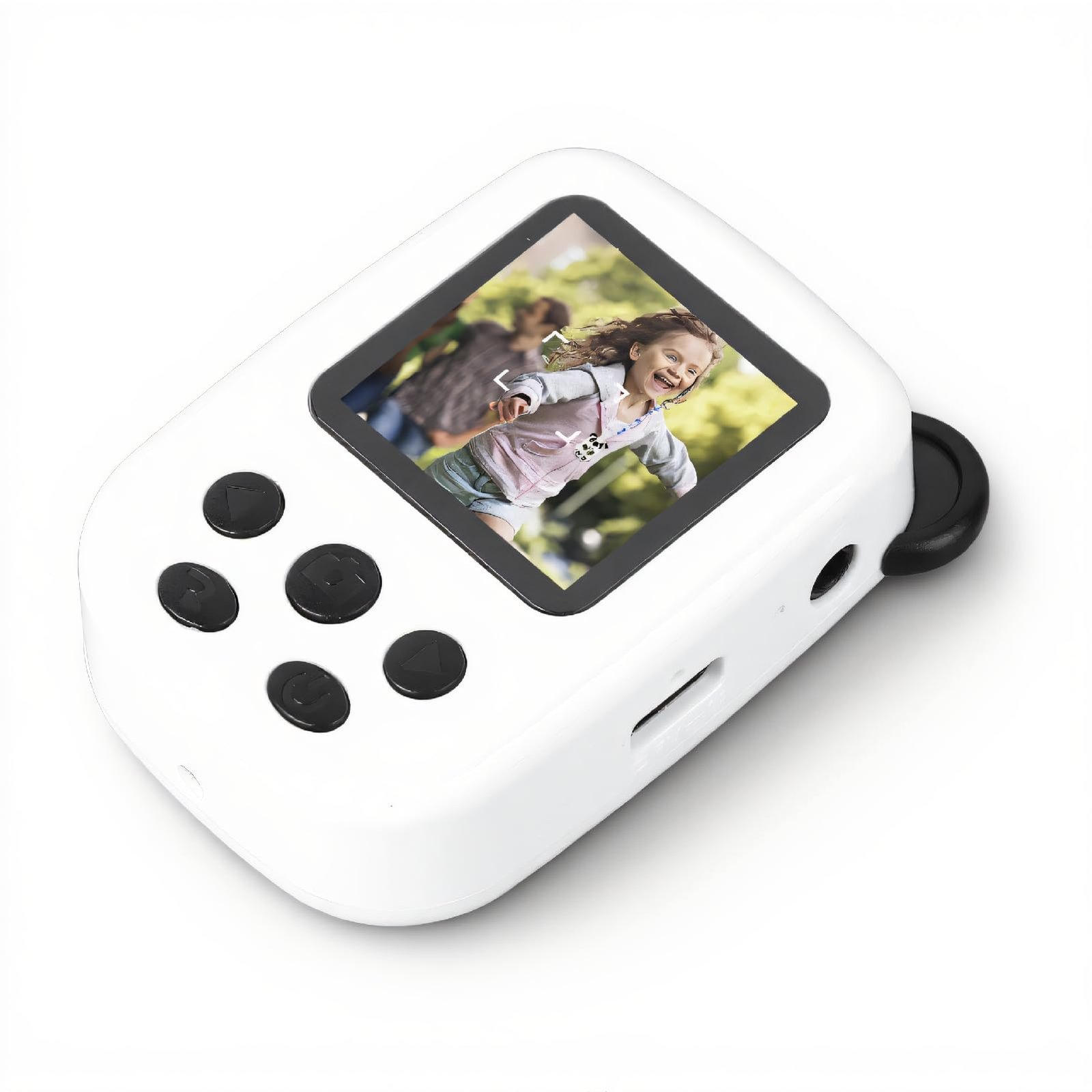 Cute Kids Camera,1.4 Inch Screen Panda Shape 12MP 1080P Video Children Digital Video Camcorder Camera with MP3 Function, Chritmas Birthday Festival Gift, white